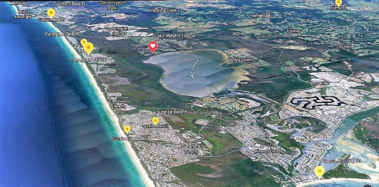 Lake Weyba Noosa Lodge & Kangaroos Peregian Beach Dış mekan fotoğraf